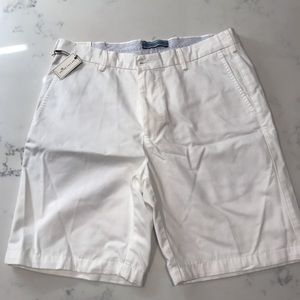 NWT Peter Millar White Golf Shorts